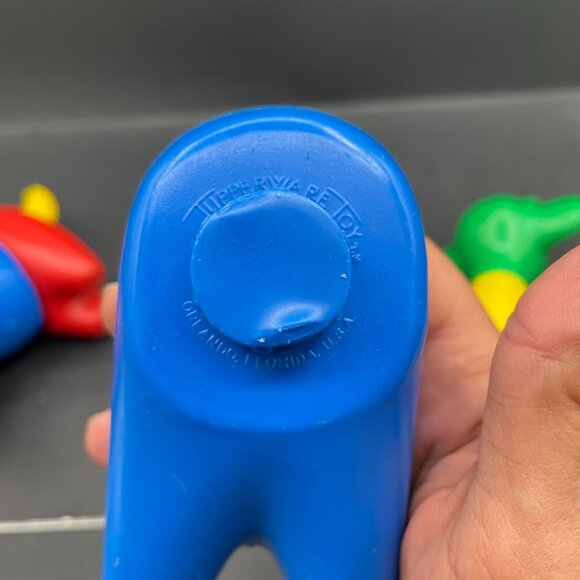 Vintage Tupperware Tupper Toys Zoo it Yourself Animals Giraffe Elephant 10 Piece - Picture 14 of 14